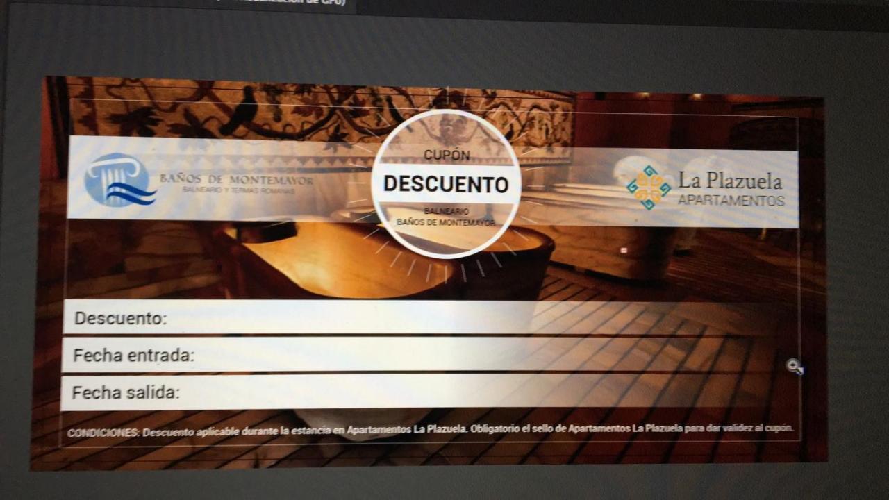 Apartamentos La Plazuela Banos De Montemayor Kültér fotó